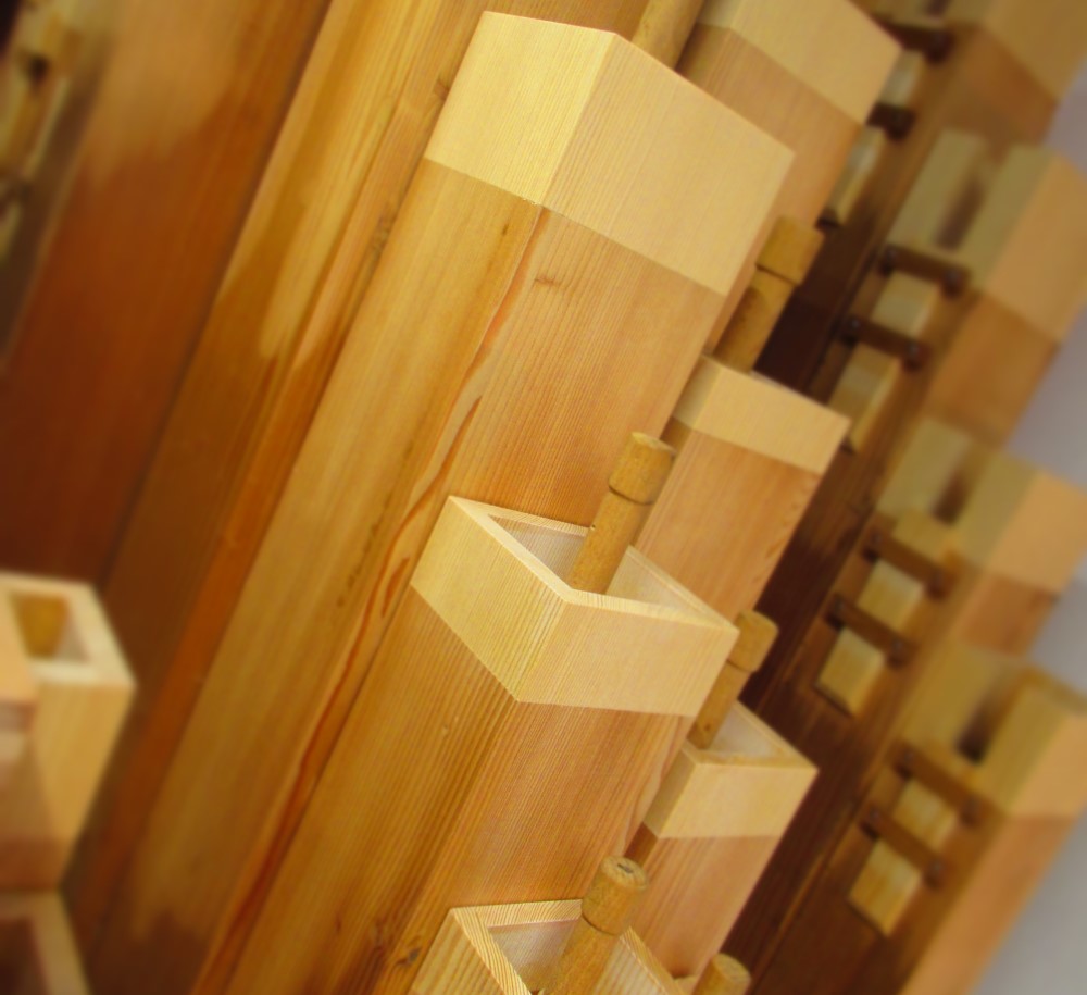 Restaurierung Holzpfeifen