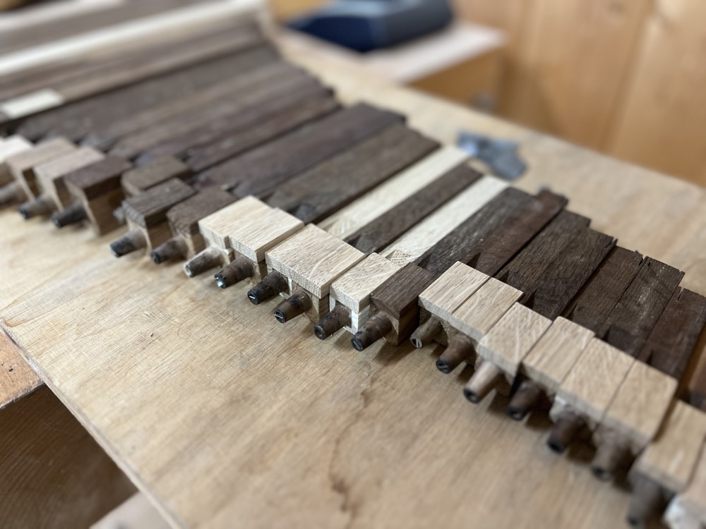 Holzpfeifen Restaurierung
