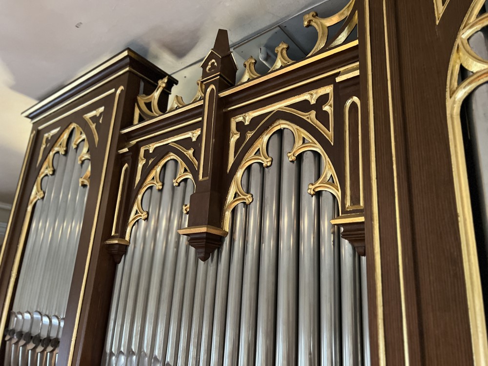 Romantische Hindelang-Orgel Prospekt