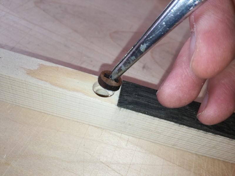 Einleimen Holzführungen Orgelbauer