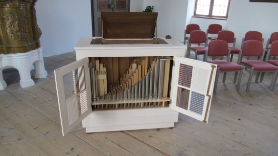 Gesamtansicht Truhenorgel
