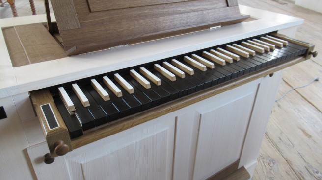 Klaviatur Truhenorgel