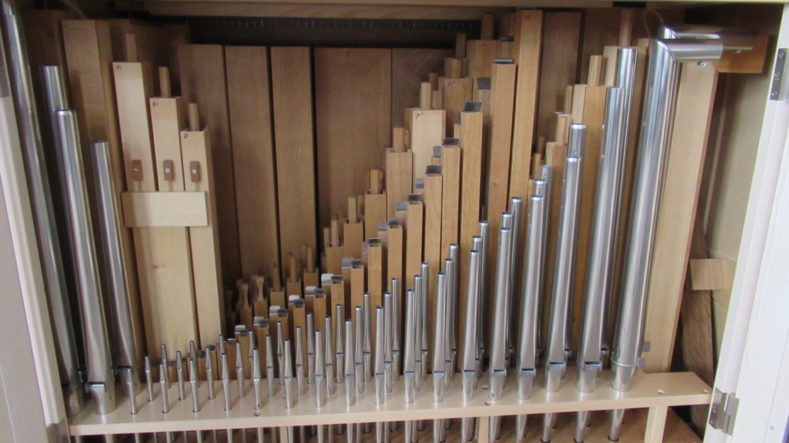 Pfeifenwerk Truhenorgel