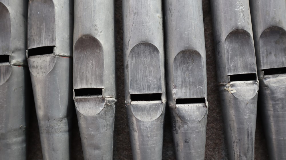 Barockorgel Pfeifen Restaurierung