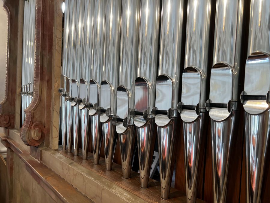 Romantische Franz März Orgel Prospekt